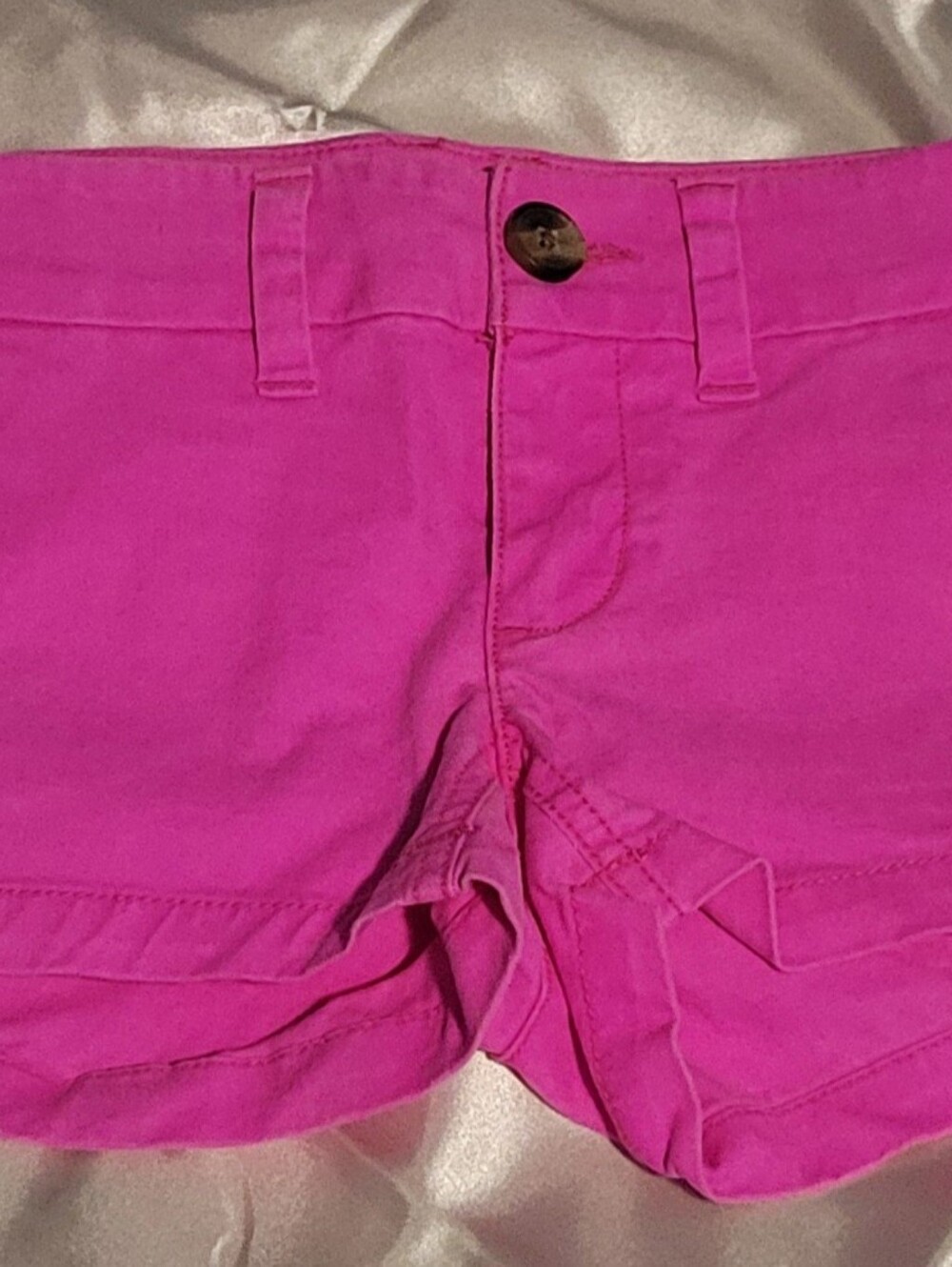 American Eagle Women's Hot Pink Chino Shorts Size 00